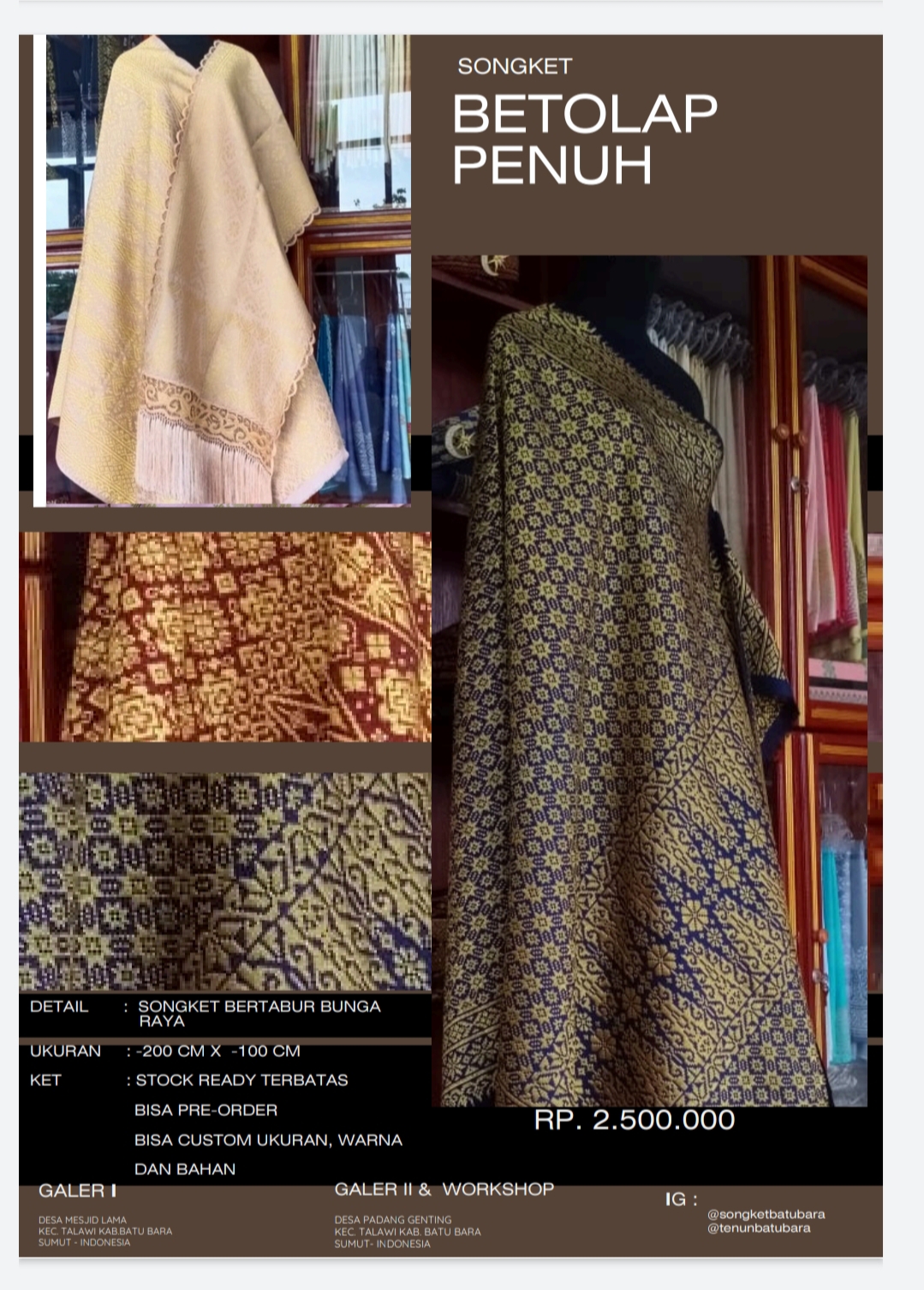 Pengrajin songket